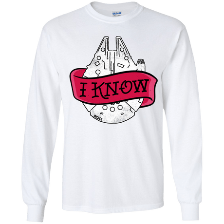 T-Shirts White / YS I Know Youth Long Sleeve T-Shirt