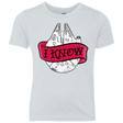 T-Shirts Heather White / YXS I Know Youth Triblend T-Shirt