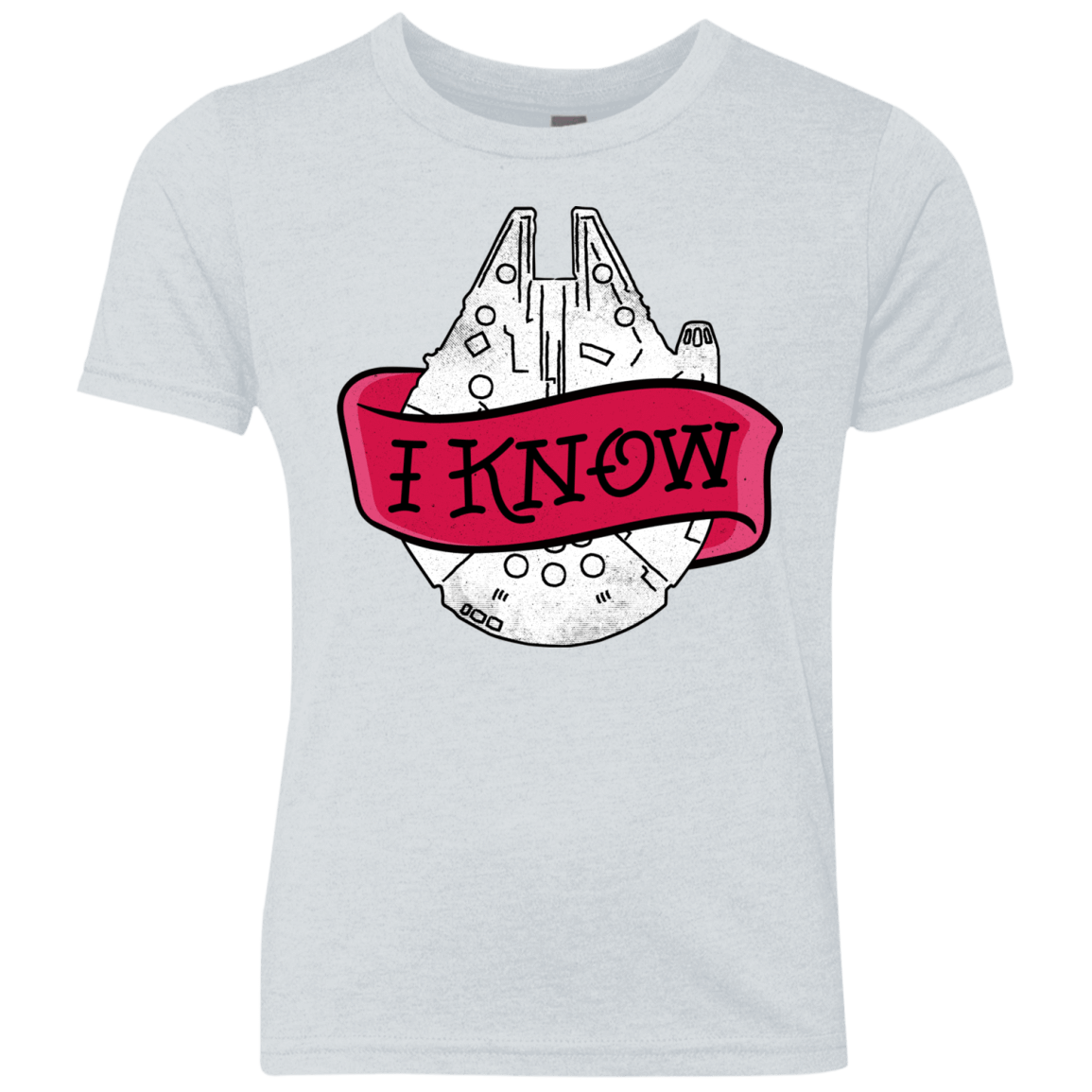 T-Shirts Heather White / YXS I Know Youth Triblend T-Shirt