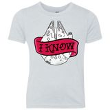 T-Shirts Heather White / YXS I Know Youth Triblend T-Shirt