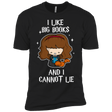 T-Shirts Black / YXS I Like Big Books Boys Premium T-Shirt