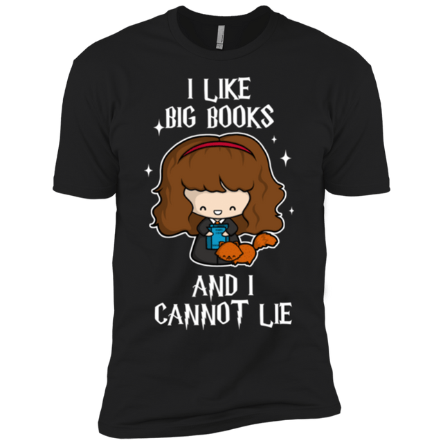 T-Shirts Black / YXS I Like Big Books Boys Premium T-Shirt