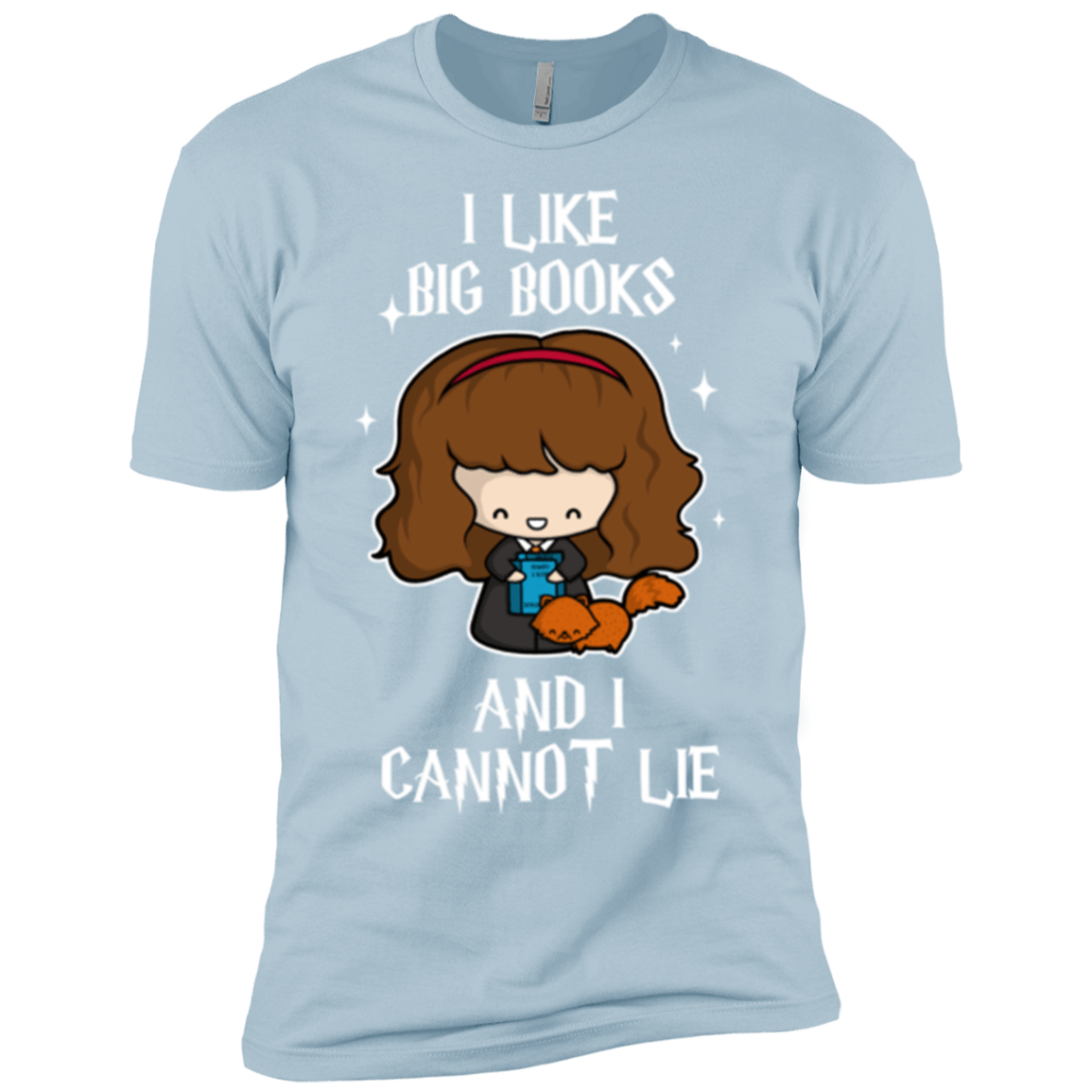 T-Shirts Light Blue / YXS I Like Big Books Boys Premium T-Shirt