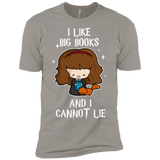T-Shirts Light Grey / YXS I Like Big Books Boys Premium T-Shirt