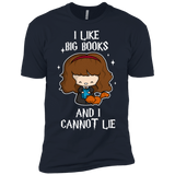 T-Shirts Midnight Navy / YXS I Like Big Books Boys Premium T-Shirt