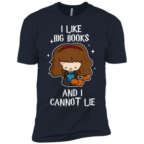 T-Shirts Midnight Navy / YXS I Like Big Books Boys Premium T-Shirt