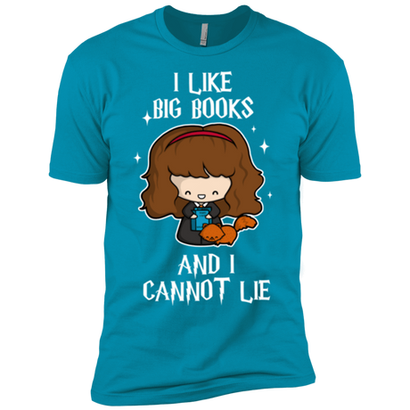 T-Shirts Turquoise / YXS I Like Big Books Boys Premium T-Shirt