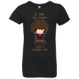 T-Shirts Black / YXS I Like Big Books Girls Premium T-Shirt
