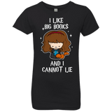 T-Shirts Black / YXS I Like Big Books Girls Premium T-Shirt