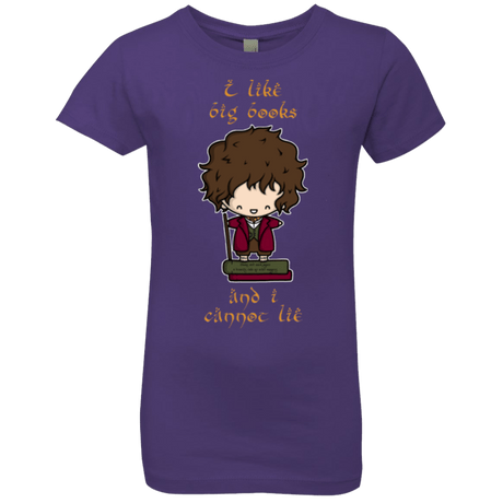 T-Shirts Purple Rush / YXS I Like Big Books Girls Premium T-Shirt