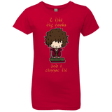 T-Shirts Red / YXS I Like Big Books Girls Premium T-Shirt
