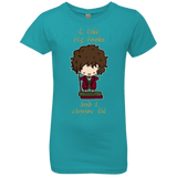 T-Shirts Tahiti Blue / YXS I Like Big Books Girls Premium T-Shirt