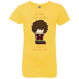 T-Shirts Vibrant Yellow / YXS I Like Big Books Girls Premium T-Shirt