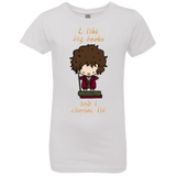 T-Shirts White / YXS I Like Big Books Girls Premium T-Shirt