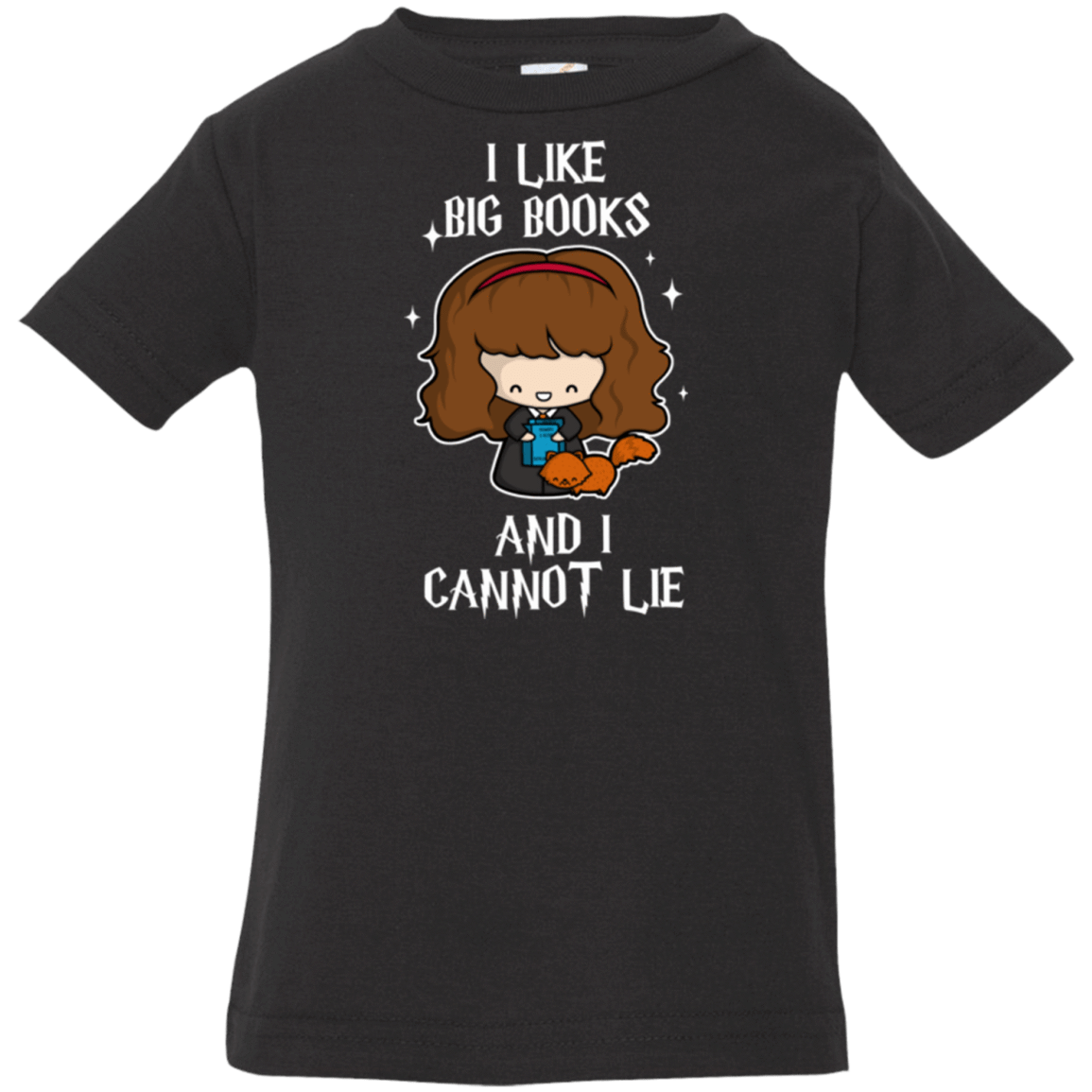 T-Shirts Black / 6 Months I Like Big Books Infant Premium T-Shirt