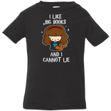 T-Shirts Black / 6 Months I Like Big Books Infant Premium T-Shirt