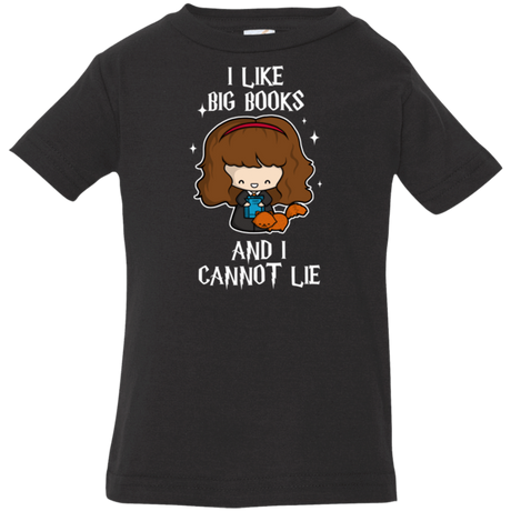 T-Shirts Black / 6 Months I Like Big Books Infant Premium T-Shirt