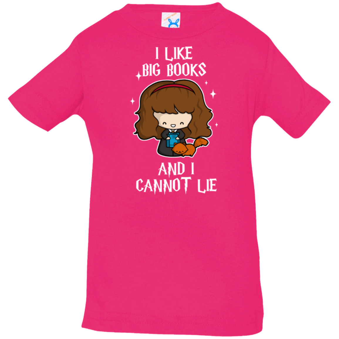 T-Shirts Hot Pink / 6 Months I Like Big Books Infant Premium T-Shirt