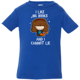 T-Shirts Royal / 6 Months I Like Big Books Infant Premium T-Shirt