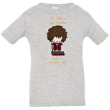 T-Shirts Heather / 6 Months I Like Big Books Infant PremiumT-Shirt