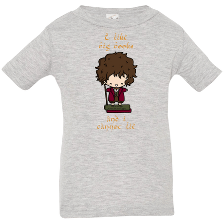 T-Shirts Heather / 6 Months I Like Big Books Infant PremiumT-Shirt