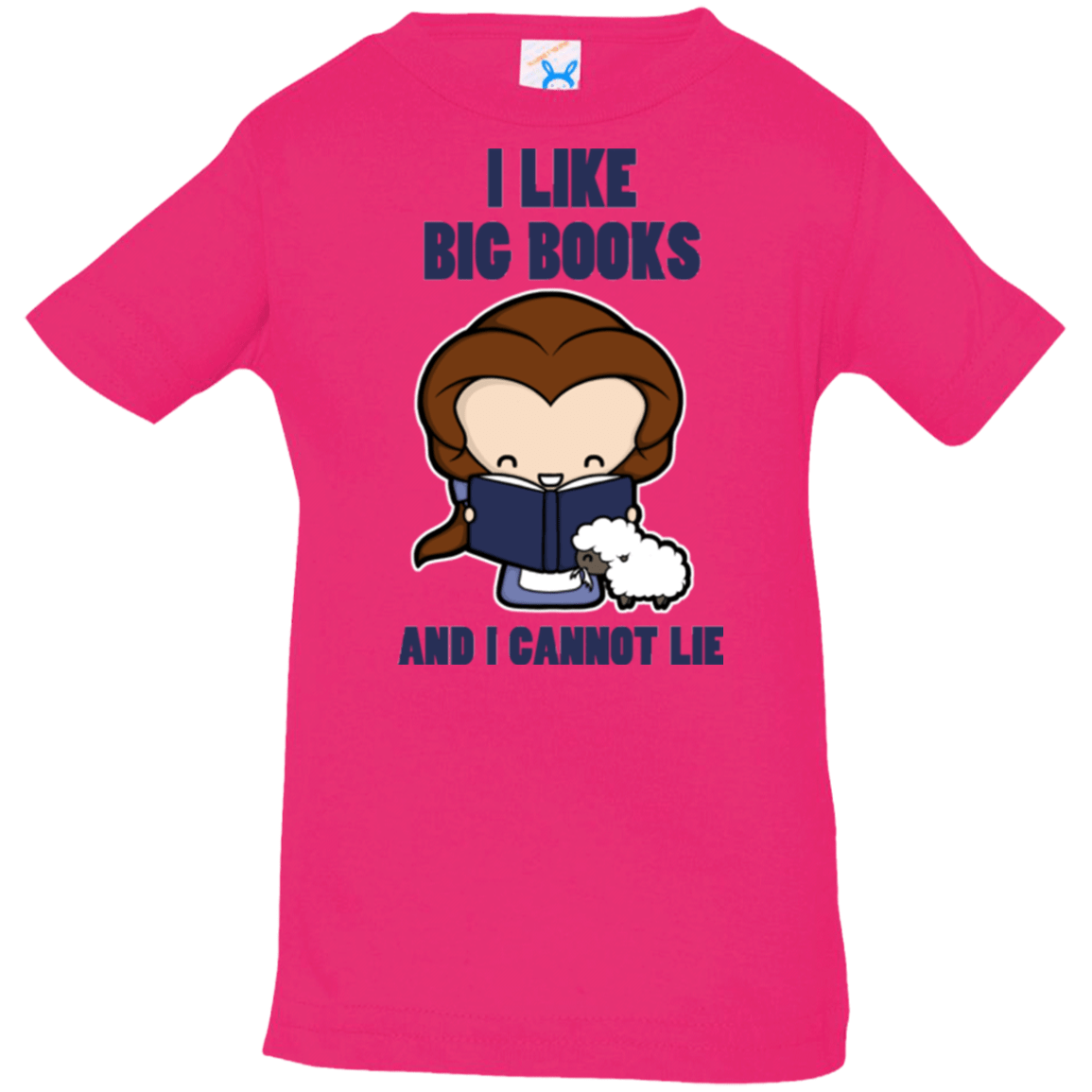 T-Shirts Hot Pink / 6 Months I Like Big Books Infant PremiumT-Shirt