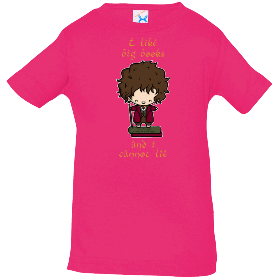 T-Shirts Hot Pink / 6 Months I Like Big Books Infant PremiumT-Shirt