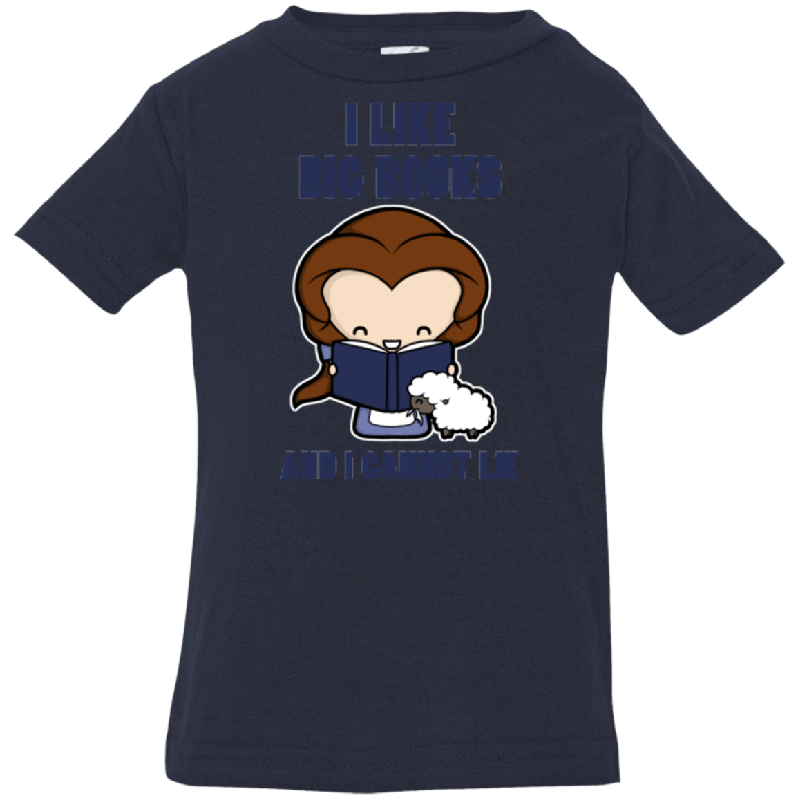 T-Shirts Navy / 6 Months I Like Big Books Infant PremiumT-Shirt