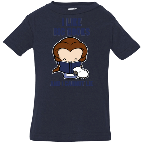 T-Shirts Navy / 6 Months I Like Big Books Infant PremiumT-Shirt