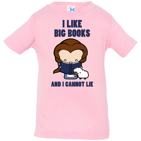 T-Shirts Pink / 6 Months I Like Big Books Infant PremiumT-Shirt