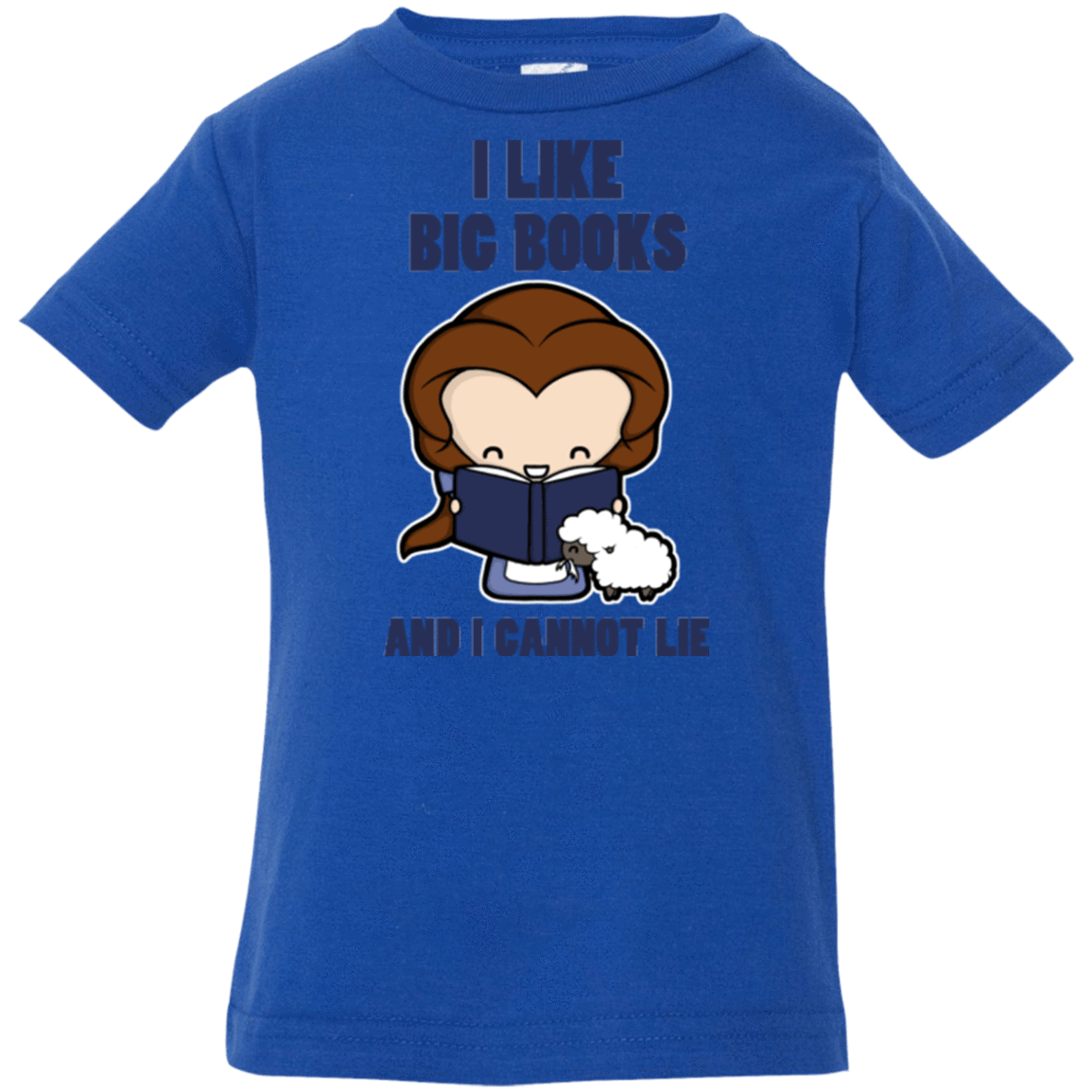 T-Shirts Royal / 6 Months I Like Big Books Infant PremiumT-Shirt
