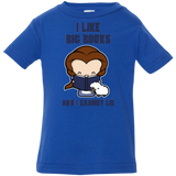 T-Shirts Royal / 6 Months I Like Big Books Infant PremiumT-Shirt