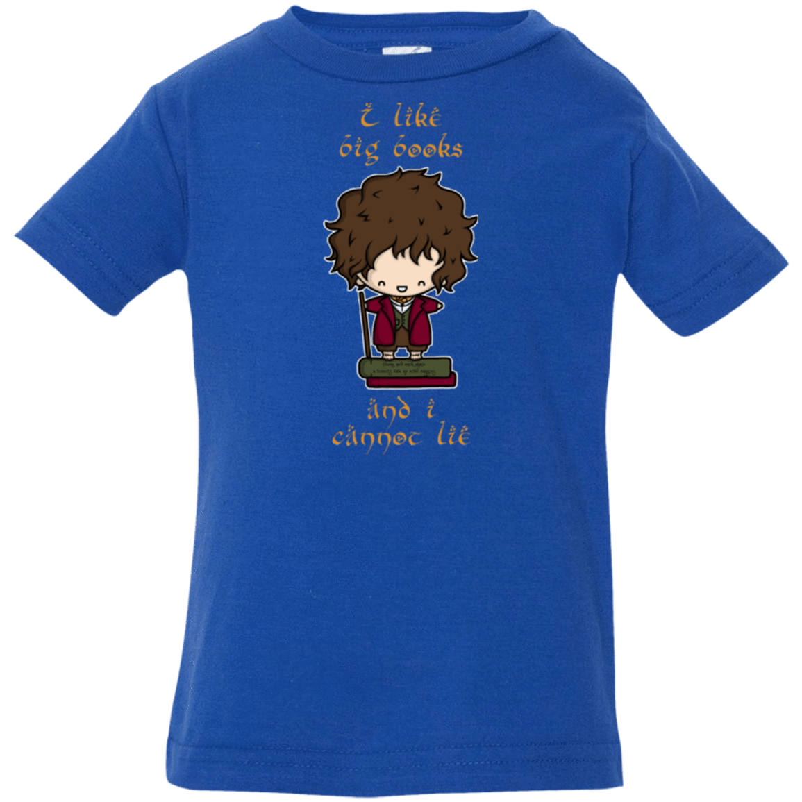 T-Shirts Royal / 6 Months I Like Big Books Infant PremiumT-Shirt