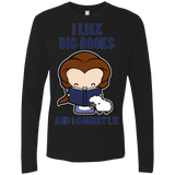 I Like Big Books Men's Premium Long Sleeve