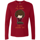 T-Shirts Cardinal / Small I Like Big Books Men's Premium Long Sleeve
