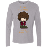 T-Shirts Heather Grey / Small I Like Big Books Men's Premium Long Sleeve