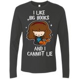 T-Shirts Heavy Metal / Small I Like Big Books Men's Premium Long Sleeve
