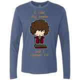 T-Shirts Indigo / Small I Like Big Books Men's Premium Long Sleeve