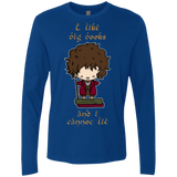 T-Shirts Royal / Small I Like Big Books Men's Premium Long Sleeve