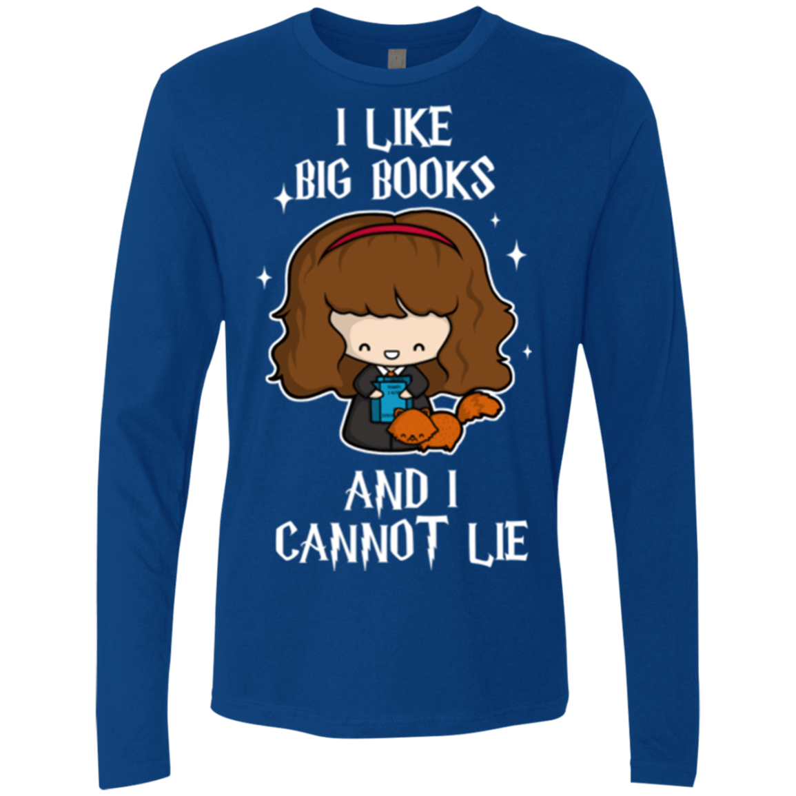 T-Shirts Royal / Small I Like Big Books Men's Premium Long Sleeve