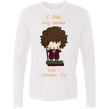 T-Shirts White / Small I Like Big Books Men's Premium Long Sleeve