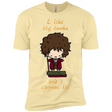 T-Shirts Banana Cream / X-Small I Like Big Books Men's Premium T-Shirt