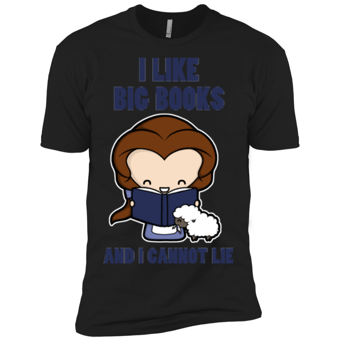 T-Shirts Black / X-Small I Like Big Books Men's Premium T-Shirt