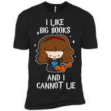 T-Shirts Black / X-Small I Like Big Books Men's Premium T-Shirt