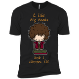 T-Shirts Black / X-Small I Like Big Books Men's Premium T-Shirt