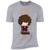 T-Shirts Heather Grey / X-Small I Like Big Books Men's Premium T-Shirt
