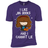T-Shirts Purple / X-Small I Like Big Books Men's Premium T-Shirt