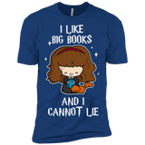 T-Shirts Royal / X-Small I Like Big Books Men's Premium T-Shirt