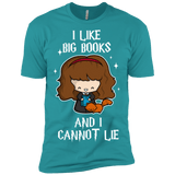 T-Shirts Tahiti Blue / X-Small I Like Big Books Men's Premium T-Shirt