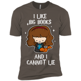 T-Shirts Warm Grey / X-Small I Like Big Books Men's Premium T-Shirt